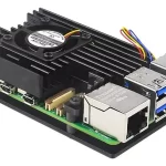 Case Disipador de Aluminio Ventilador Raspberry 5