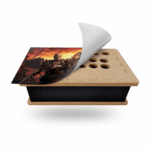 Cajón MDF Para Tablero Arcade - Mortal Kombat - Tipo Sanwa 30mm