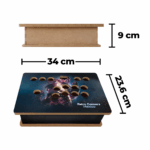 Cajón MDF Para Tablero Arcade - Tekken - Tipo Sanwa 30mm - Imagen 6