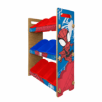 Juguetero Organizador Infantil de Juguetes, Estantería con 9 Compartimentos, Coloridos Diseños, Mueble Almacenamiento para Juguetes Habitación Niños