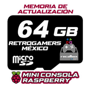 Memoria de actualización Mini Consola Raspberry